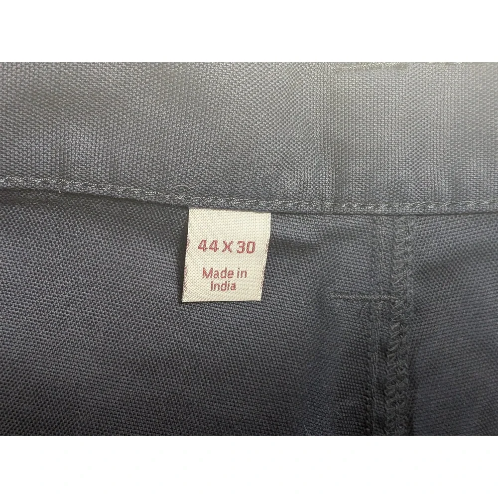 Carhartt Men's 44x30 Navy Cargo Work Pants Stretch Cotton Polyester